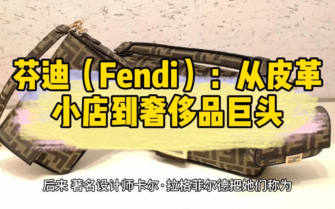 【品牌故事】芬迪(Fendi):从皮革小店到奢侈品巨头哔哩哔哩bilibili