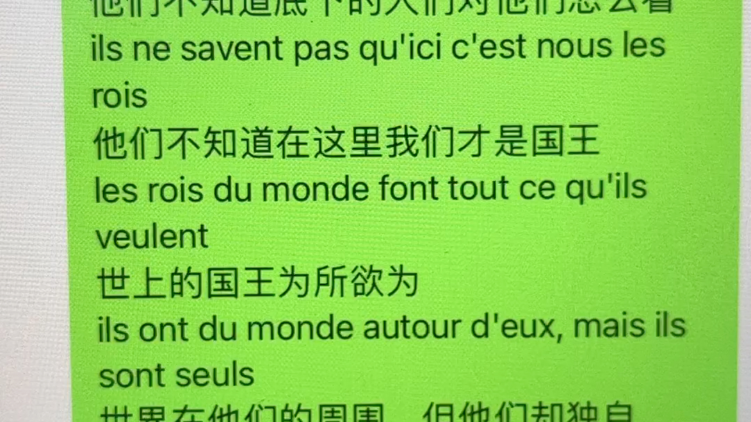 [图]跟着别的up学的Les rois du monde