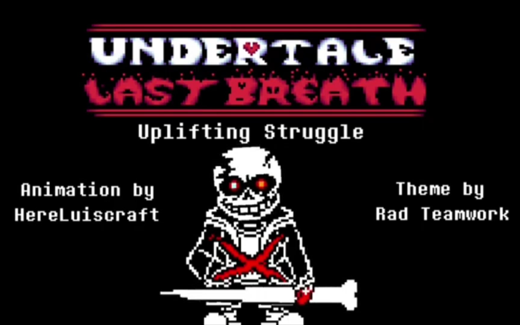 [图]undertale:lost breed phase4 Uplifting Struggle（传说之下:失去的养育 阶段4 振奋人心的斗争）