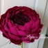 5小时制作皱纹纸纸花，50cm的奥斯汀玫瑰，有点像芍药花