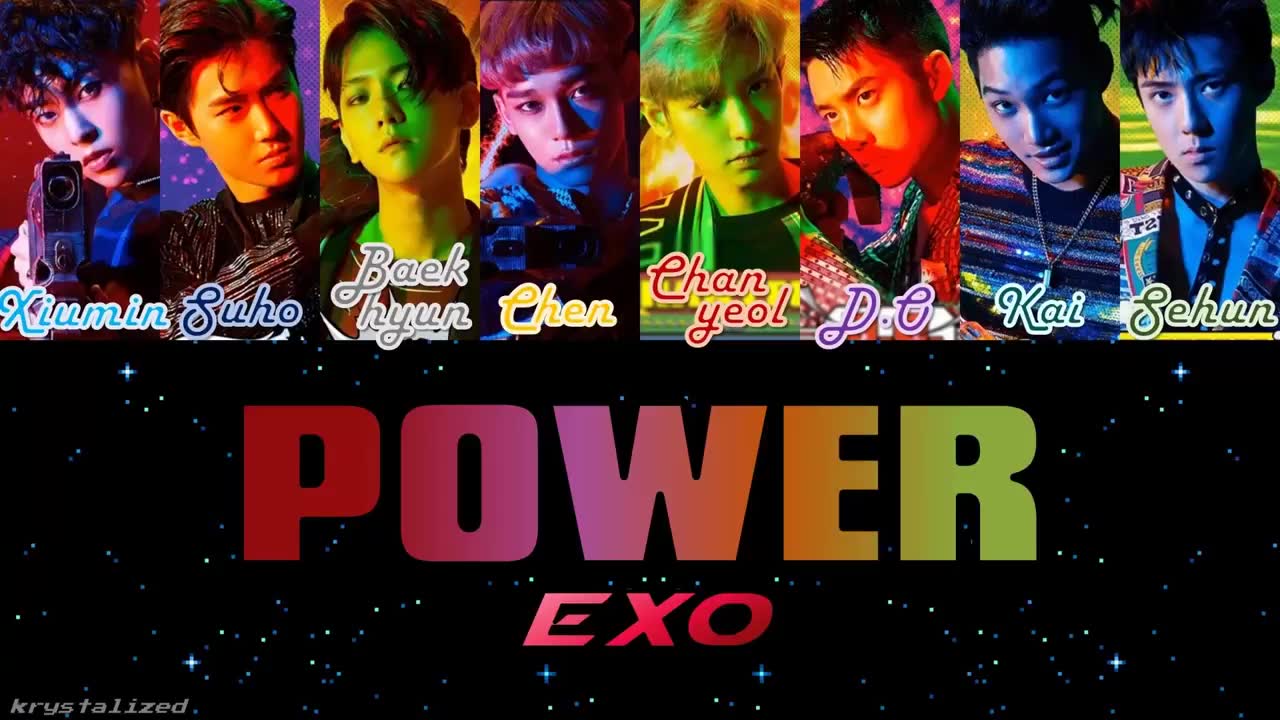 exo - power 歌词分配&英韩罗马字歌词