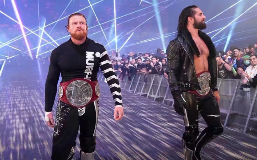 外网剪辑沙特超级秀赛斯罗林斯巴迪墨菲vsstreetprofits