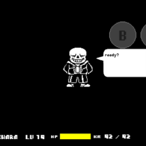 sans Simulator」一位up竟然将三邪骨给杀死了……Horror sans