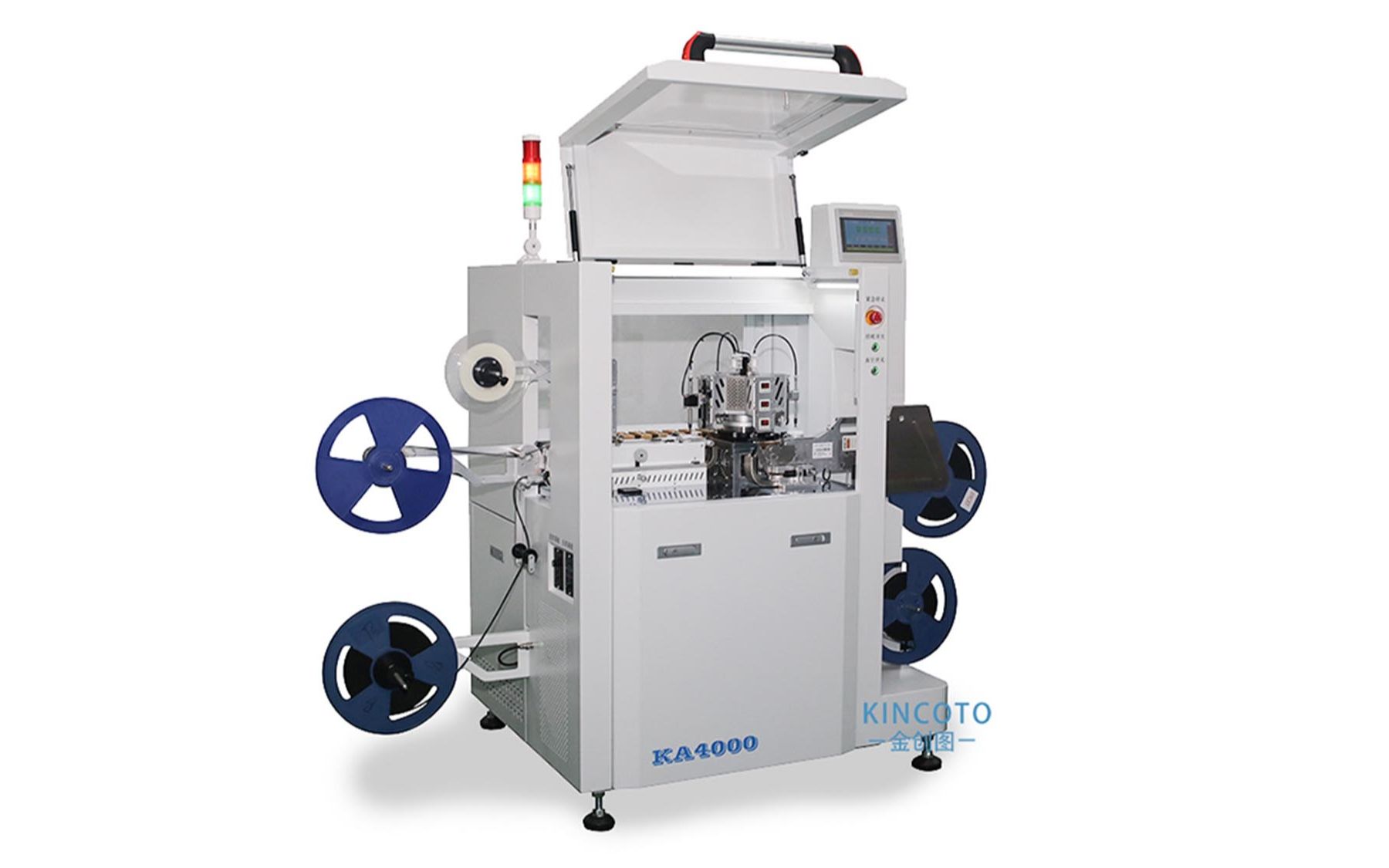 机ka4000 八个烧录工位 3个真空吸嘴 全自动ic烧录机 编带烧录设备