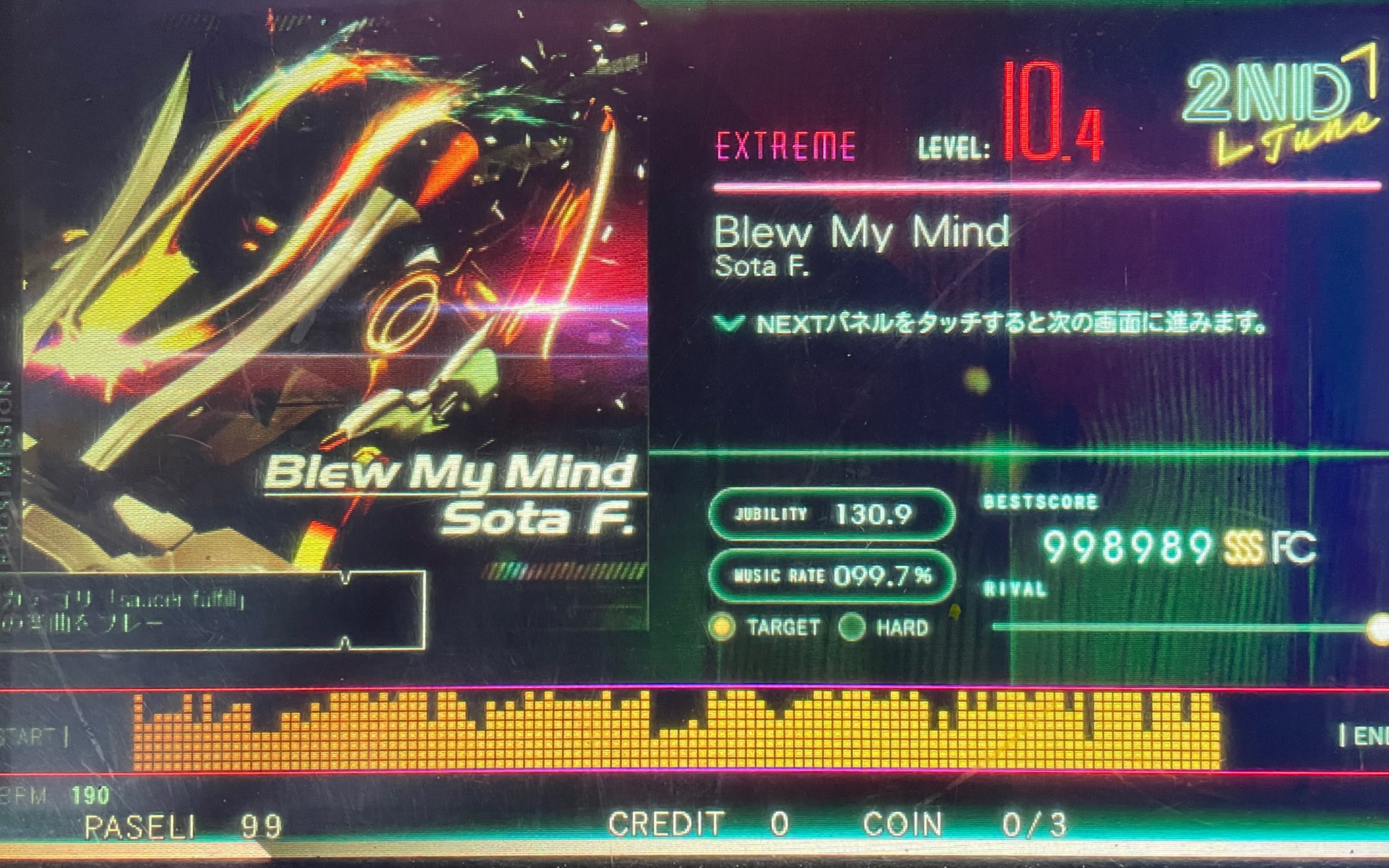 [图]【jubeat】Blew My Mind[EXT]998k by Cain大同