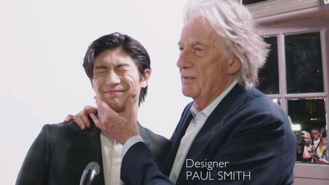 三浦春马】Haruma and Paul Smith are in the backstage of Paul Smith 