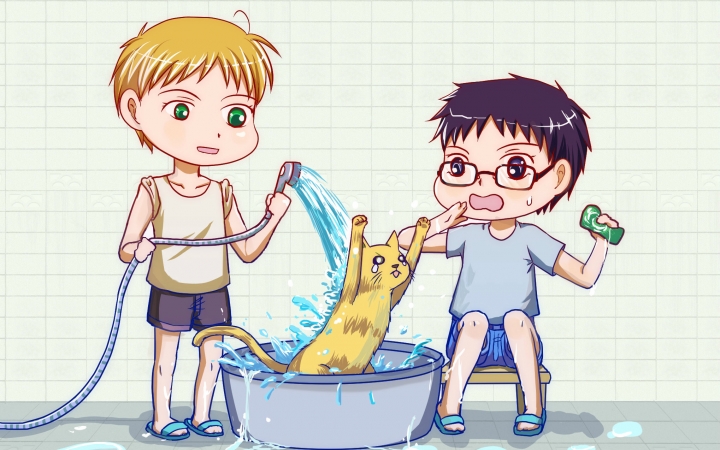 【全职高手】王杰希&肖时钦q版绘制过程_哔哩哔哩_bilibili