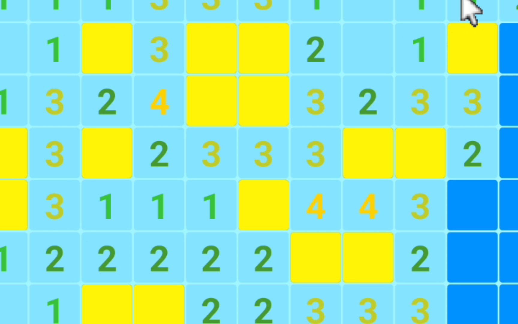 【扫雷】高级——55.67s