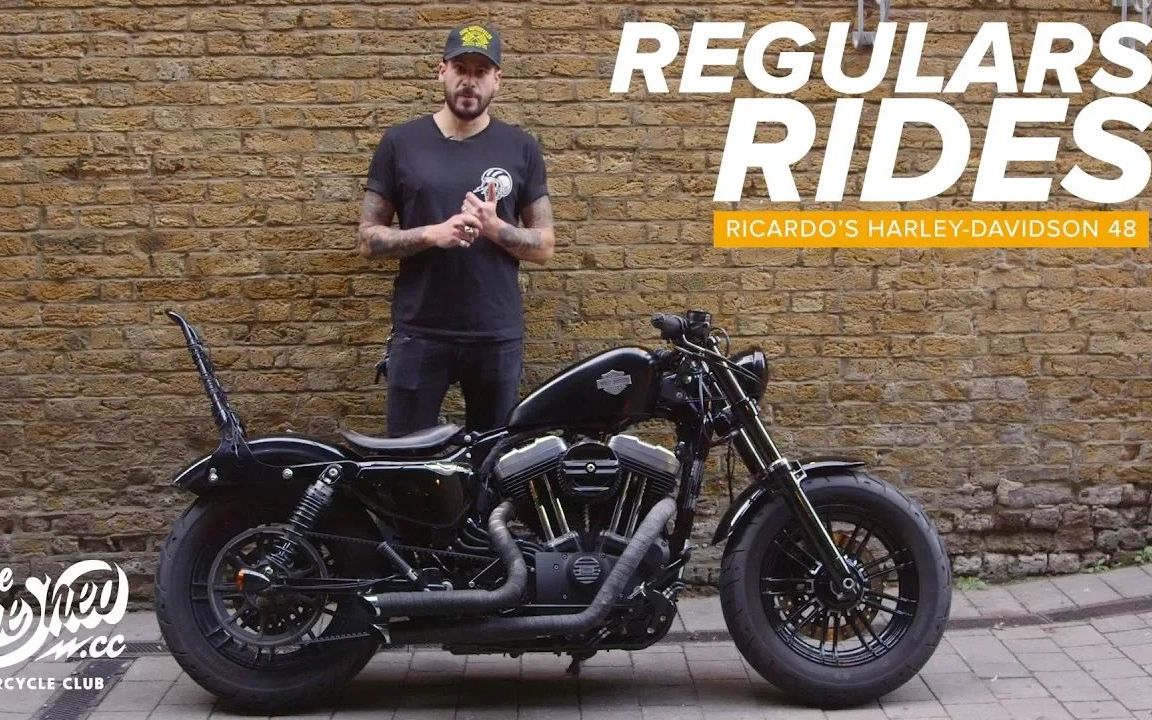 一台精心打扮过的哈雷戴维森 运动者x48