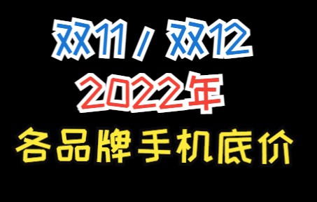 必看2022双12手机攻略,选购指南,2022双12手机底价,购机指南!iphone14pro 小米 IQOO 一加 VIVO 荣耀 联想(硬核攻略 建议收藏)哔哩哔哩bilibili