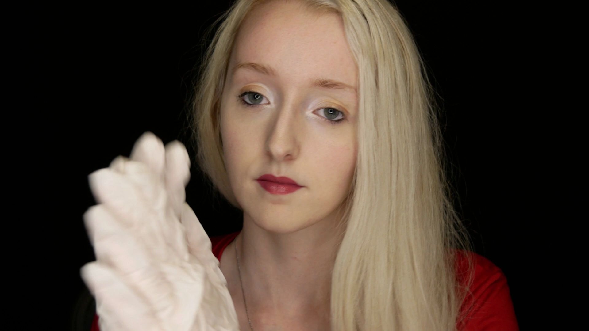 【lauralemurex 眠音】劳拉小姐姐的乳胶手套摩擦音&手势催眠_哔哩