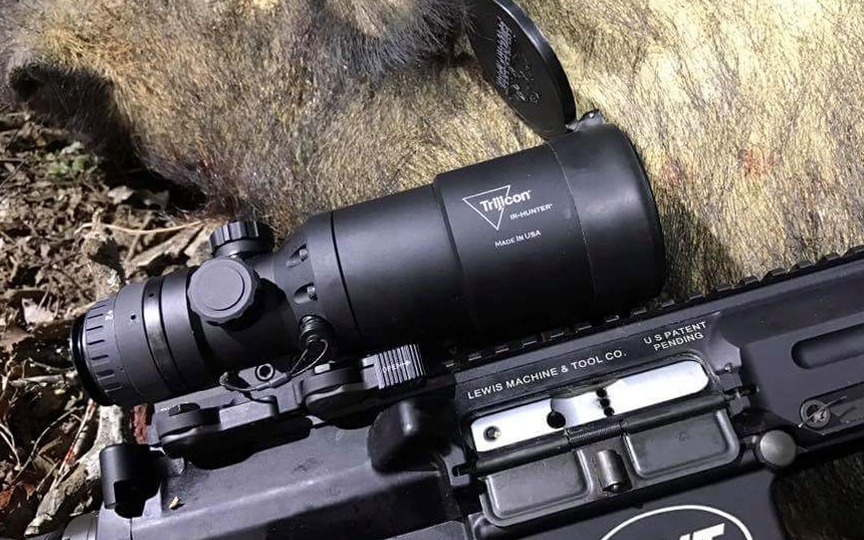 开箱国外进口的高科技倍镜,trijicon mk3 热成像