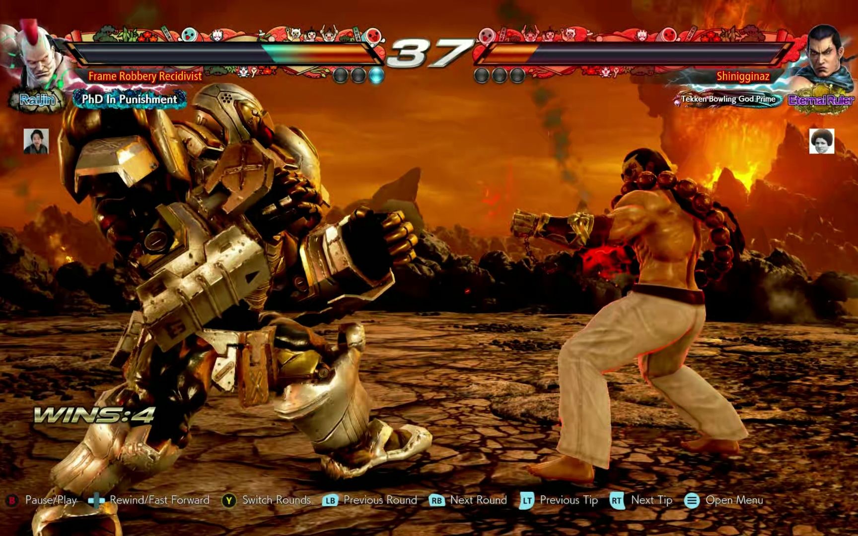 铁拳7 悬河隐子(杰克)对 shin(冯威)