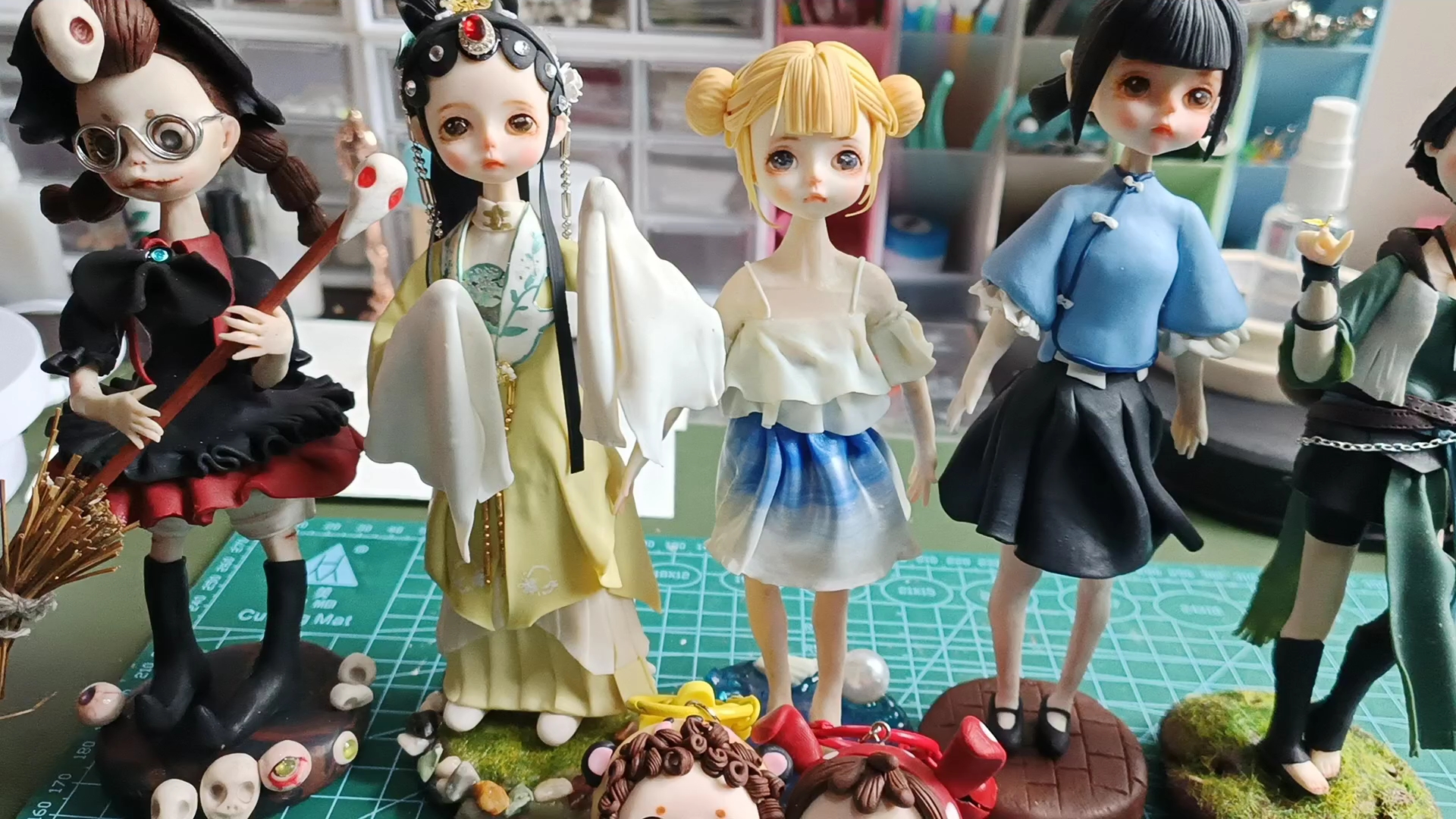 最近捏的软陶手办