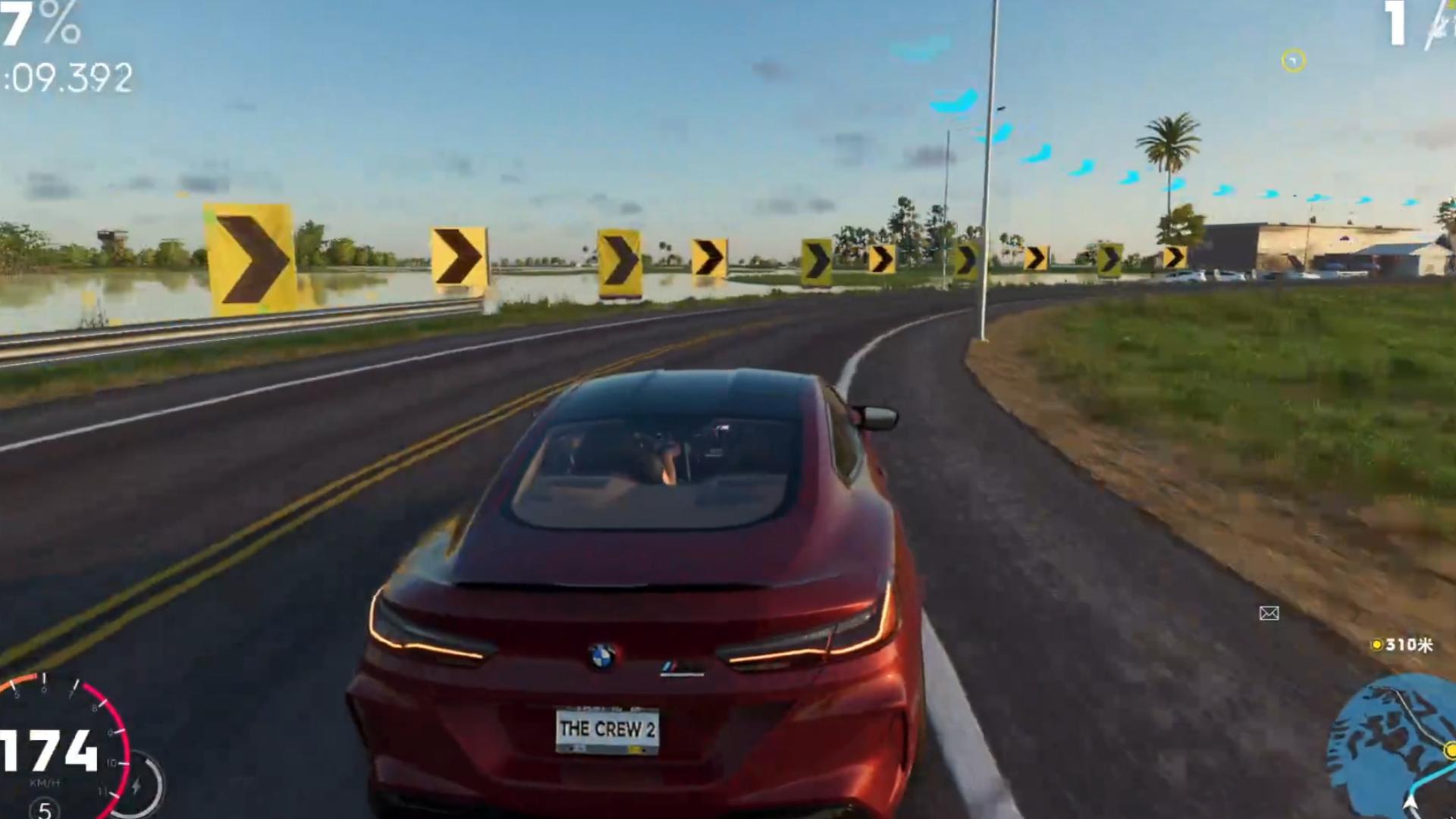 飙酷车神2:宝马m8无损跑完佛罗里达州沼泽地