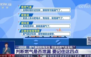 Descargar video: 判断燃气是否泄漏的四个要点，来听听消防员怎么说