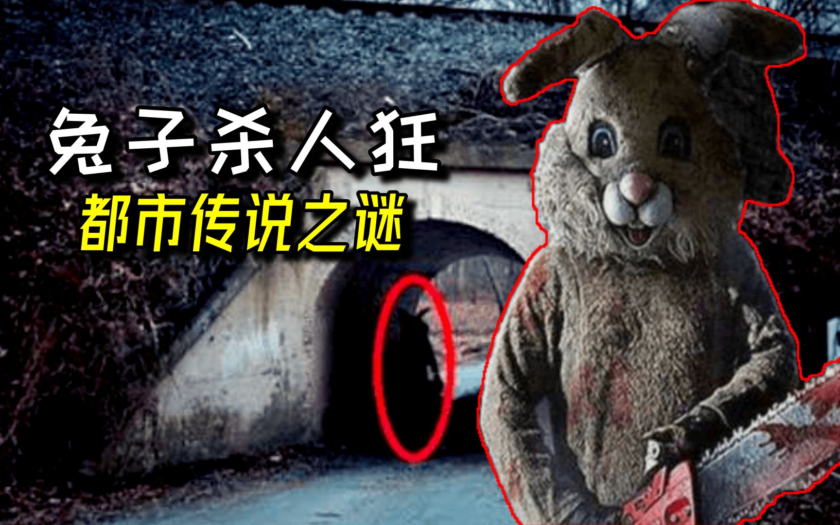 美国都市传说之:兔子杀人狂,兔头人身的桥洞杀手之谜!