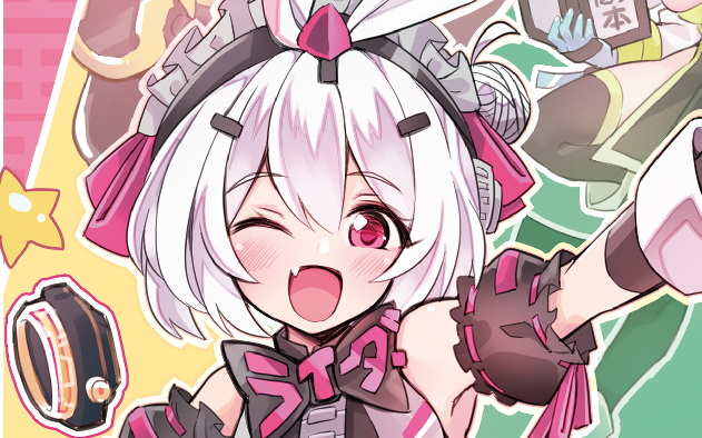 作画过程假面骑士少女zio与愉快的的伙伴们