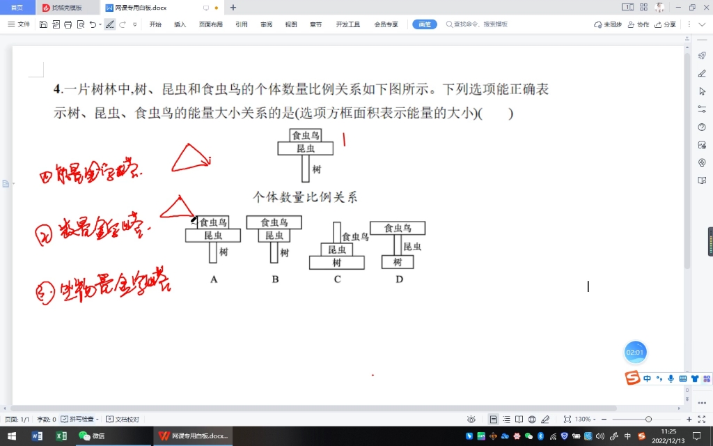 生态系统金字塔相关例题分享哔哩哔哩bilibili