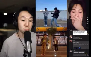 Descargar video: [BTS]Jino看闵玧其郑号锡朴智旻on the street舞蹈挑战&旻ins reaction (直播时泰亨的还没出来