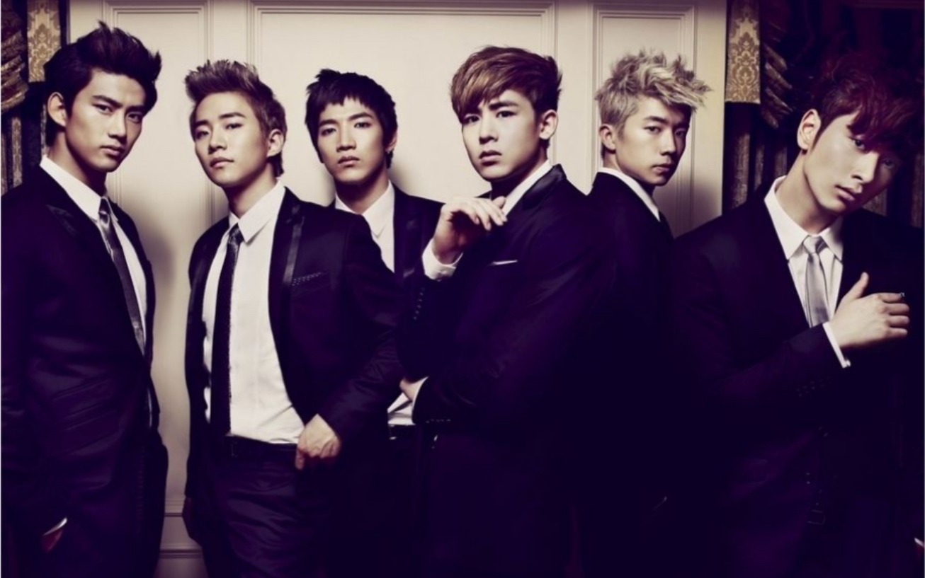 2pm考古向2010年sbs大钟奖颁奖典礼全员白西装illbeback直拍