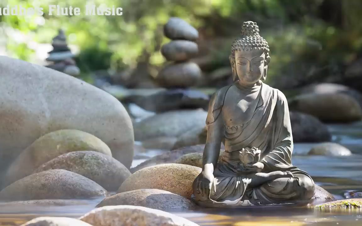 [图]佛陀的笛音：内心的快乐 Music for Meditation & Zen