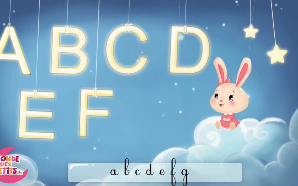 【ABC字母歌法语版】法语初级必学歌曲—法语儿歌哔哩哔哩bilibili