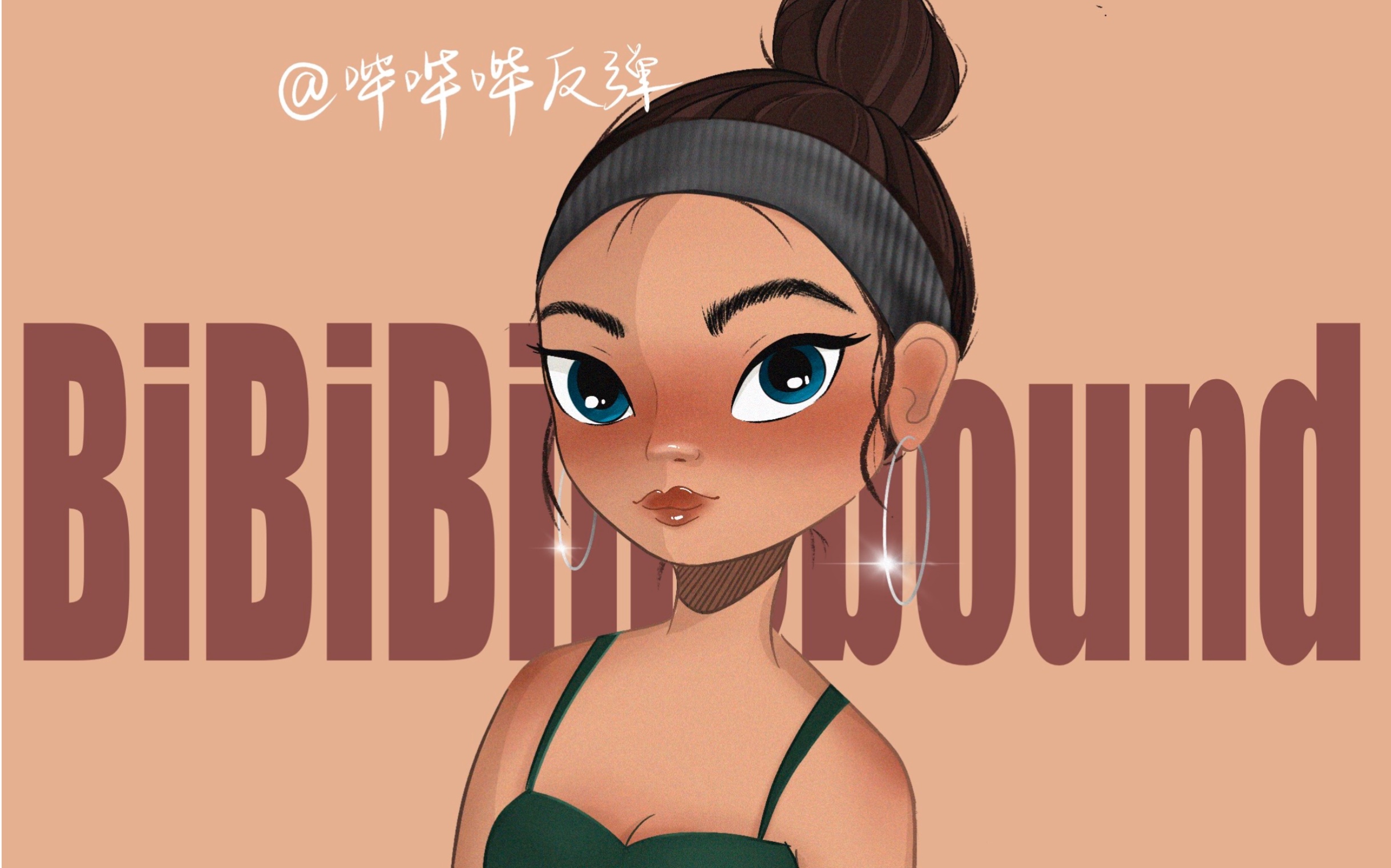 【ipad绘画】欧美风插画2 发带女孩 procreate 详细