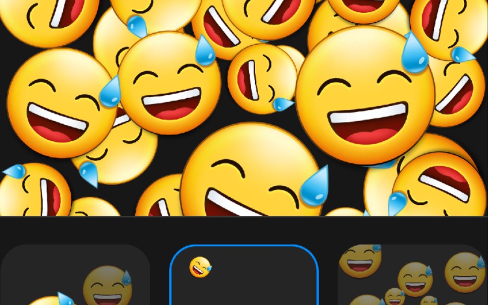 三星键盘这个emoji新功能笑死我了
