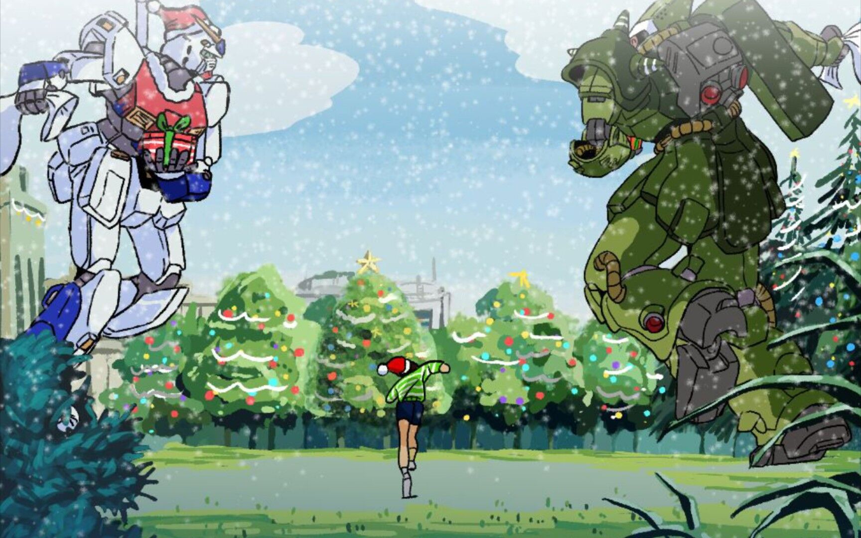 活动作品exvsmbon巴尼和克里斯蒂娜一起过圣诞