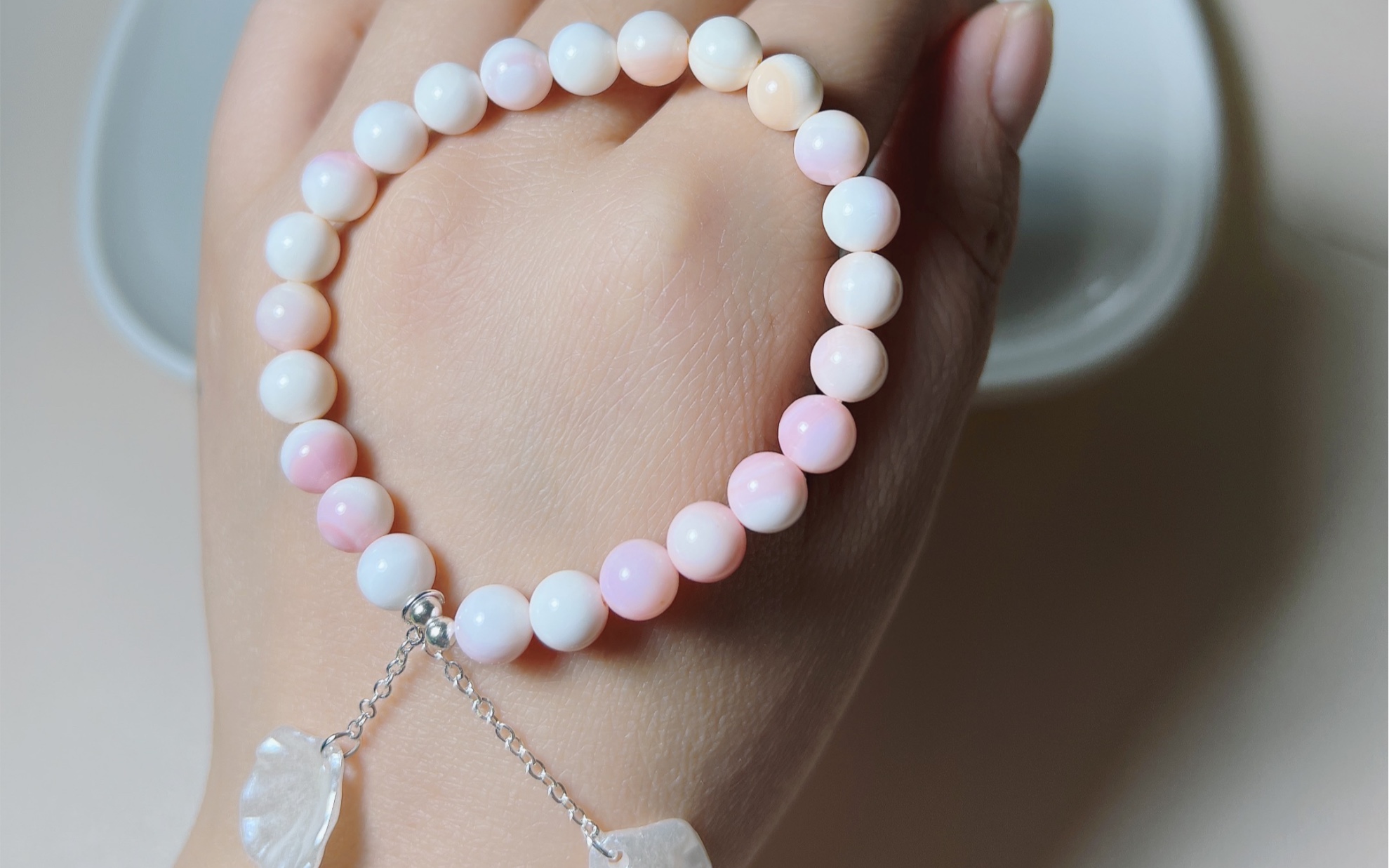 女王贝手链,说实话这颜色真是让我无法拒绝