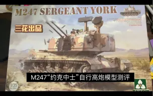 Скачать видео: 【模型分享】第三期  最后的“中士”，三花模型1/35美国M247“约克中士”自行高炮