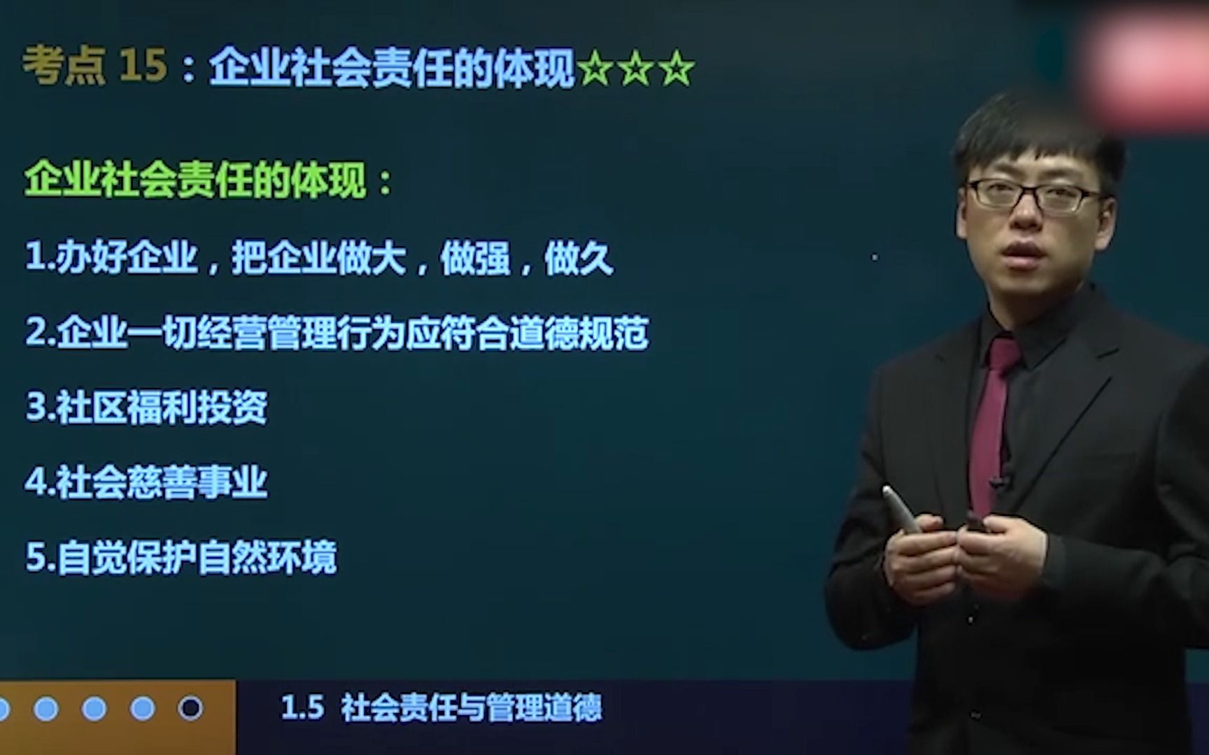 【统招专升本】管理学: 第十五节 企业社会责任的体现哔哩哔哩bilibili