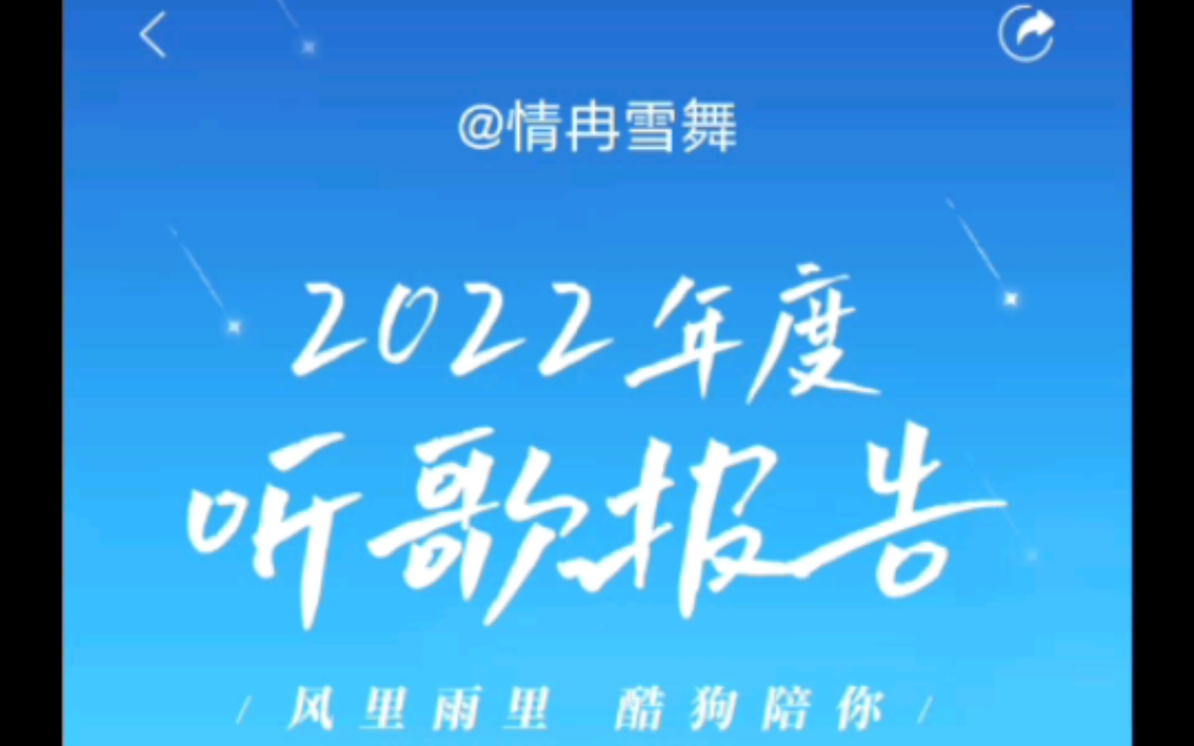 『酷狗音乐』2022年度听歌报告哔哩哔哩bilibili