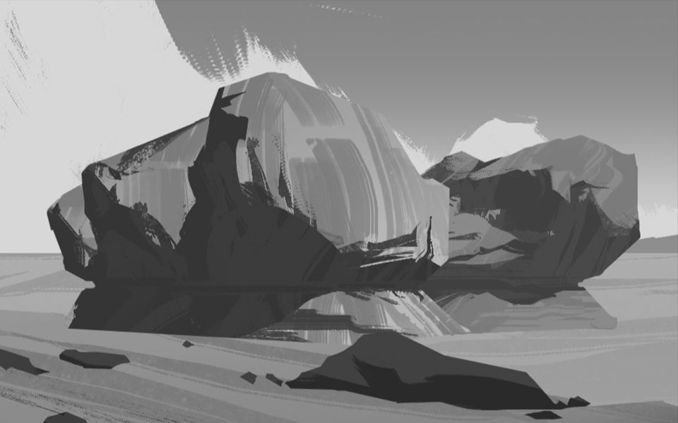 【概念设计】【板绘厚涂】场景原画速涂8.27