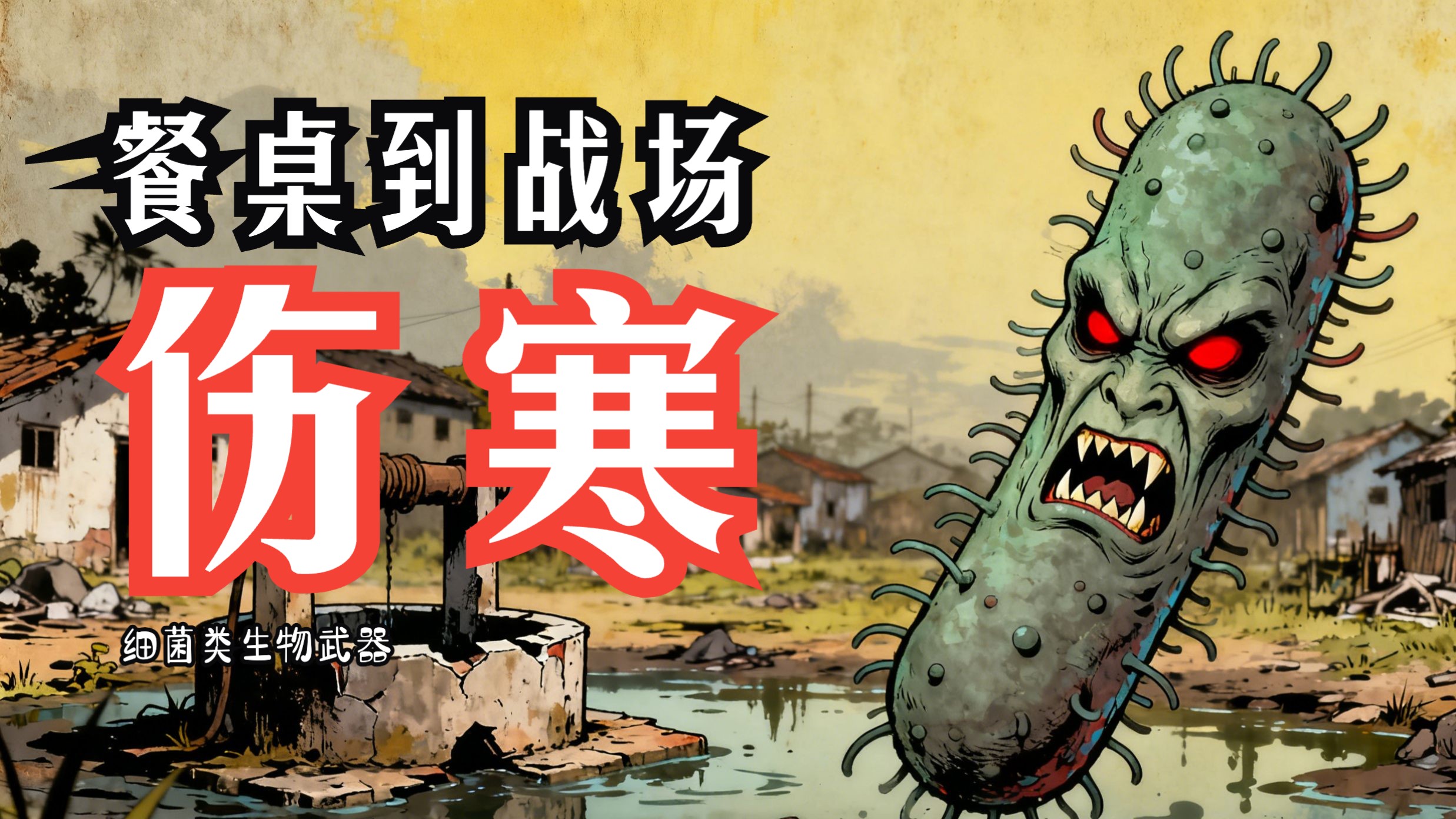 【菌魔之祸 No.008 细菌类·伤寒杆菌】731部队如何把伤寒变成生化武器