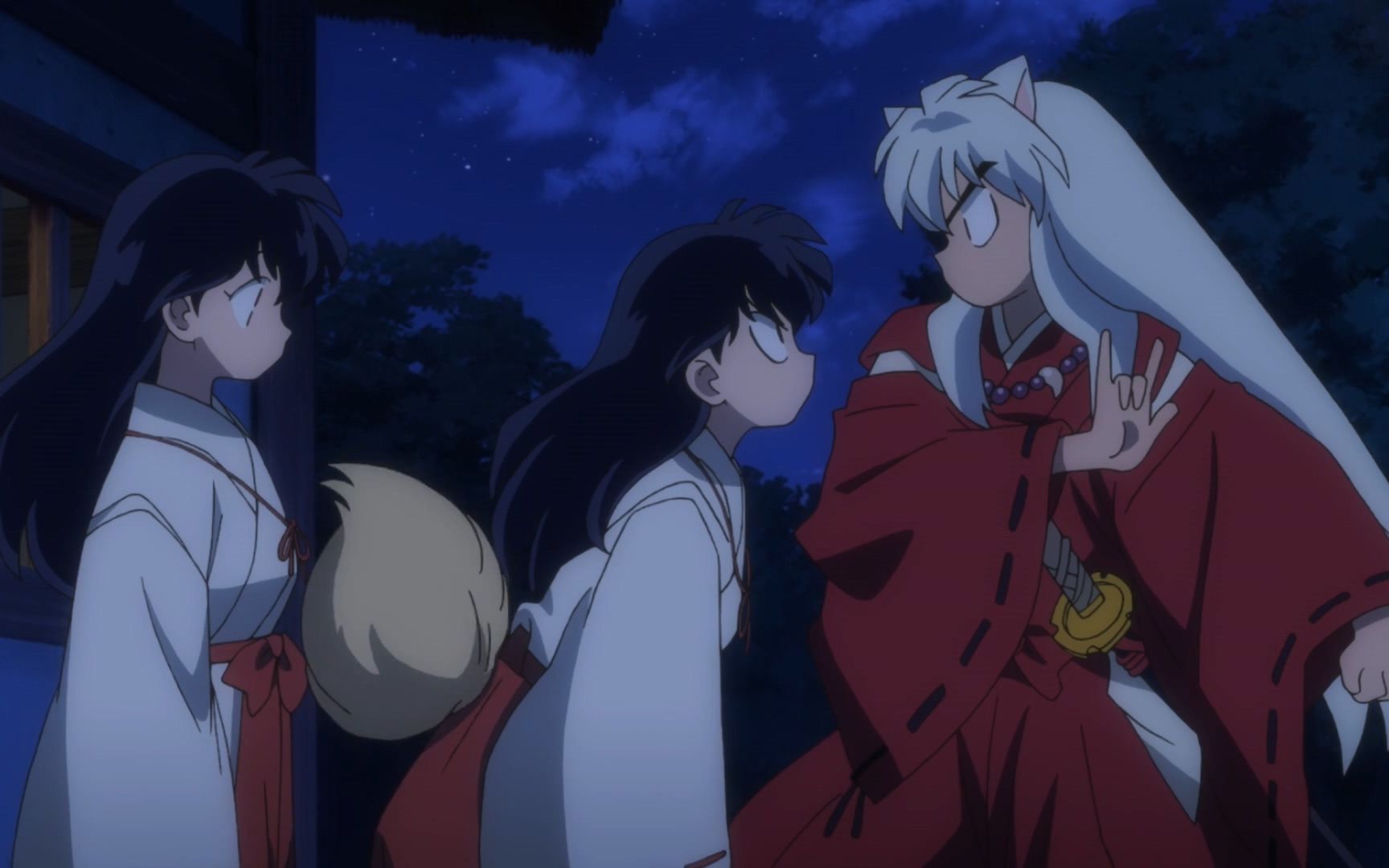 犬夜叉续作半妖的夜叉姬搞笑集戈薇七宝犬夜叉熟悉的味道