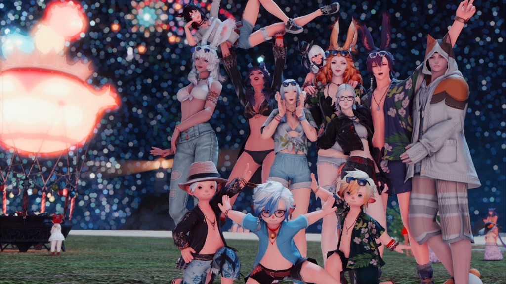 【动态壁纸】ff14亲友团红莲节限定动态壁纸制作草稿(未完成bug草稿)