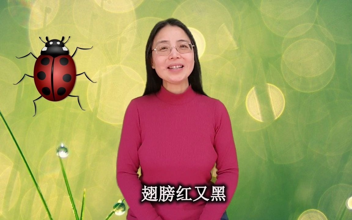 [图]Ladybug 小瓢虫之歌 （鹅妈妈中英文早教：儿歌）