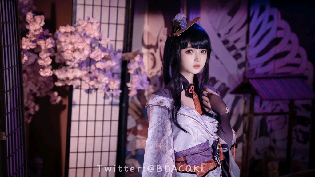 白莉爱吃巧克力 cos原神★雷电将军_哔哩哔哩bilibili_原神