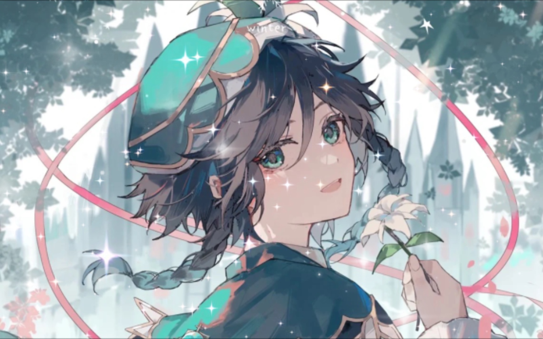 原神温迪巴巴托斯大人,其中好像混进去了一些奇怪的东西.魈宝也好帅