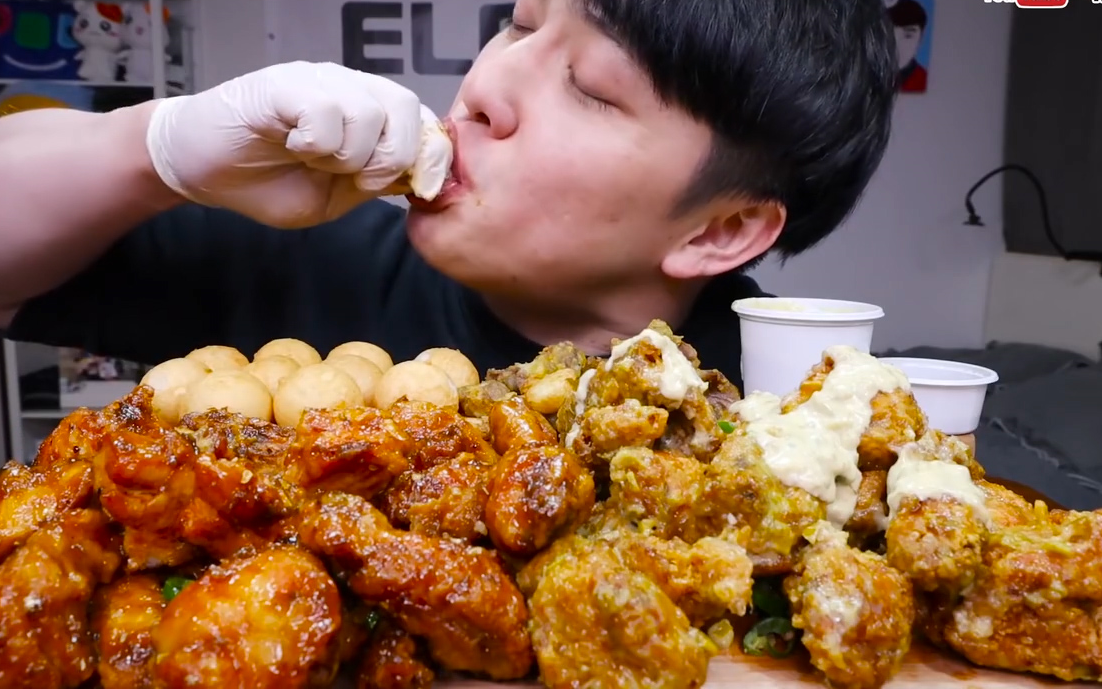 【深渊巨口】炸鸡 芝士球 大口吃真过瘾