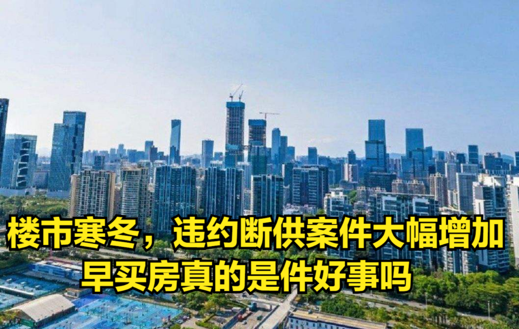 楼市寒冬,违约断供案件大幅增加,早买房真的是件好事吗?哔哩哔哩bilibili