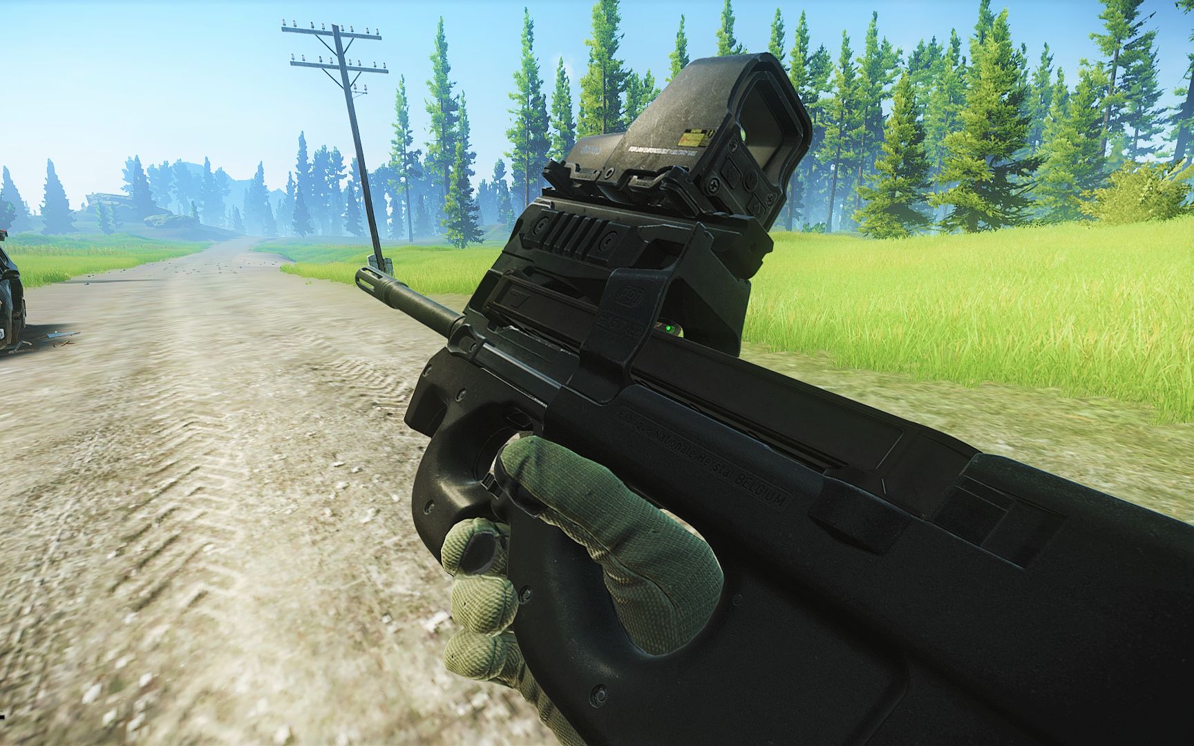 逃离塔科夫,p90冲锋枪魔改演示,真就没有后座力啊