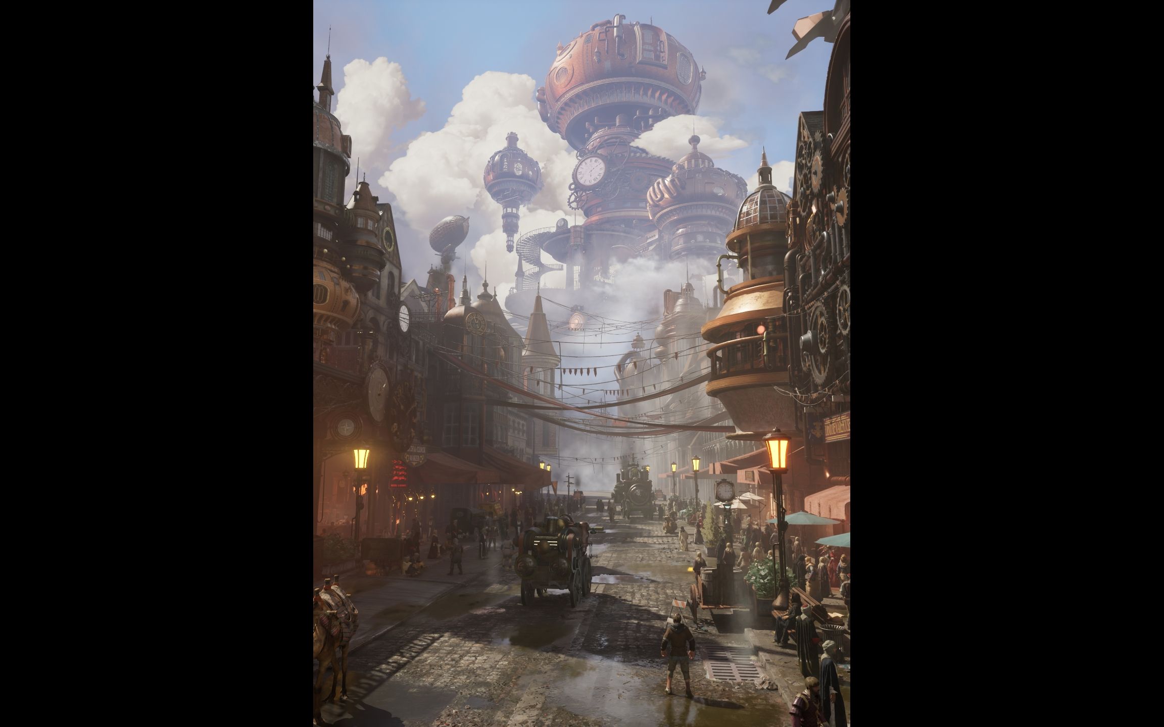 蒸汽朋克ue5场景练习