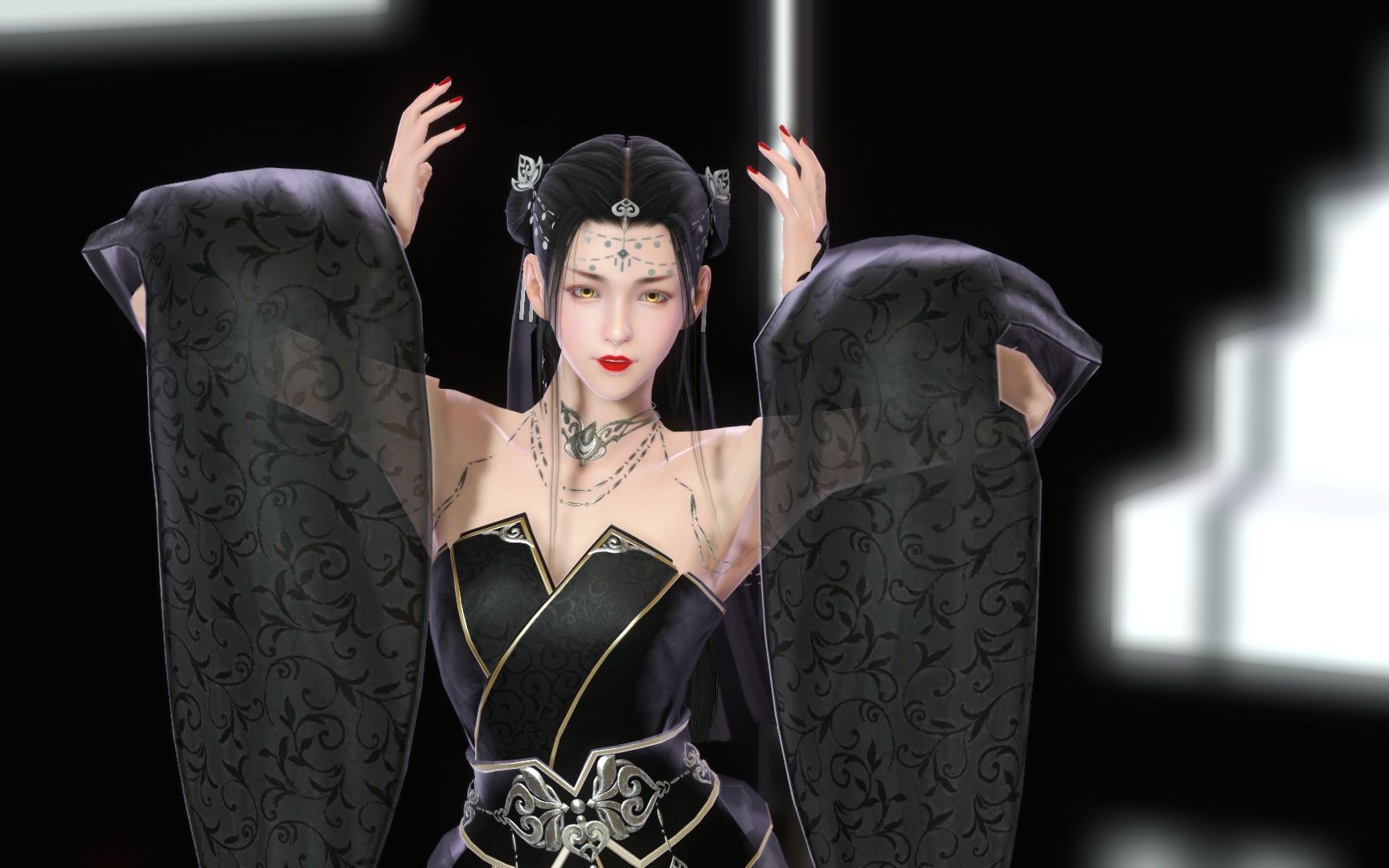 【天刀mmd/模型配布】圣绣 九歌-te amo (以及我长长的碎碎念)_哔哩