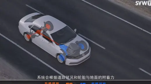 大众 奥迪托森式自锁中央差速器