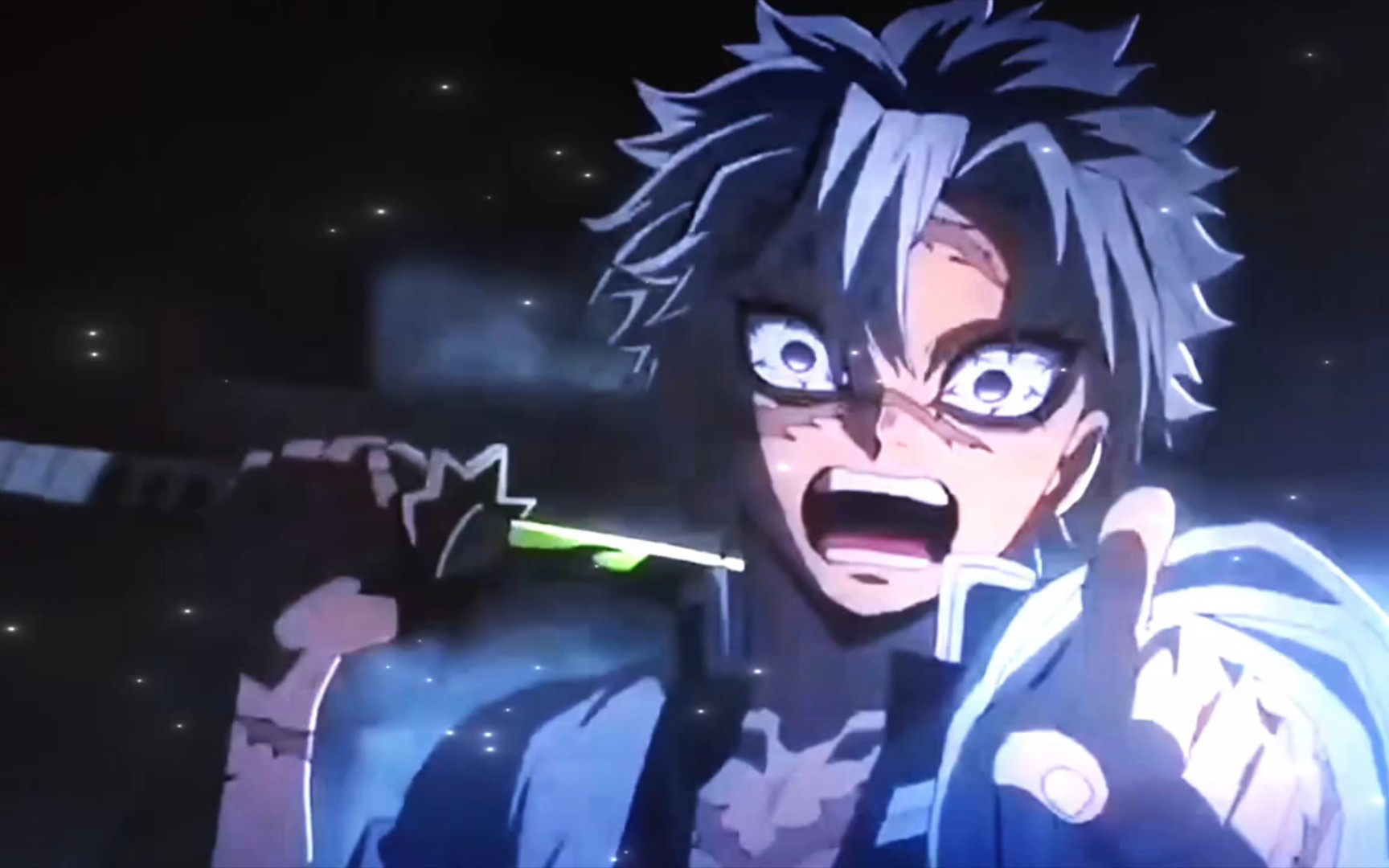 帅爆!风柱不死川实弥 风之呼吸二之型爪爪科户风!