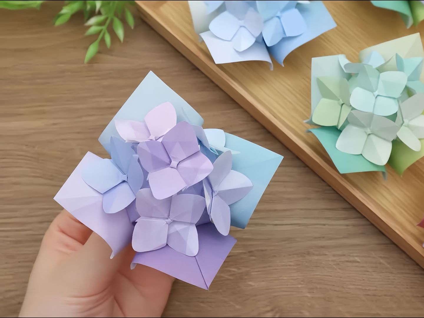 手工diy花球折纸教程,手工折纸大全