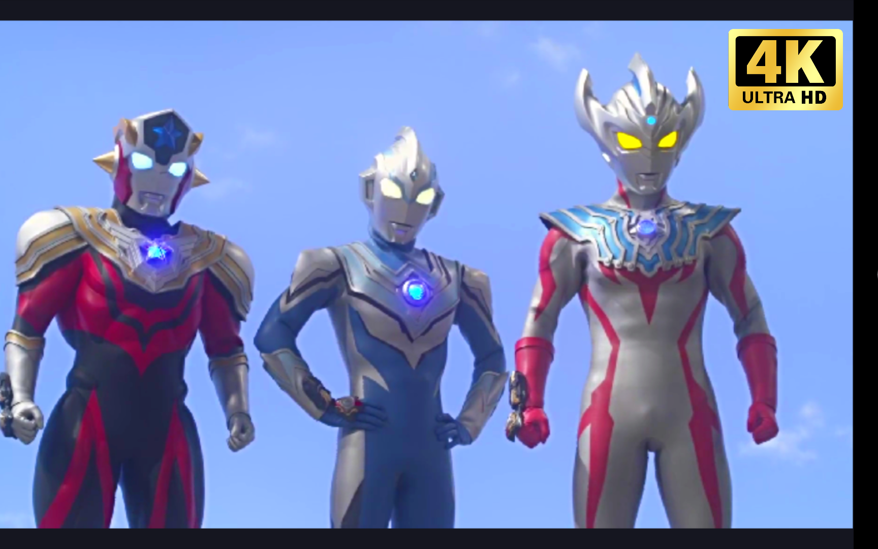 【4k60帧】数码高清修复版:来看看泰迦奥特曼,泰塔斯奥特曼,风马